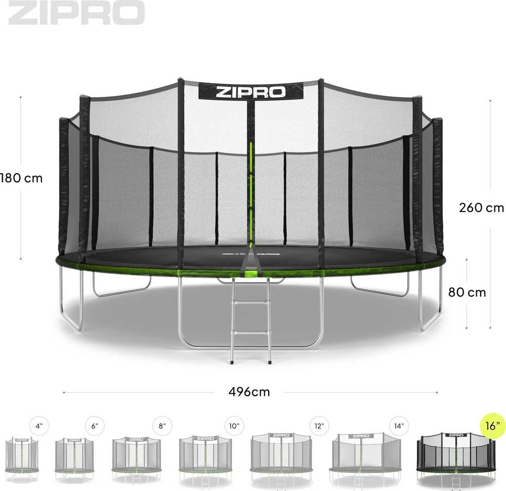 Zipro Pro OUT batutas su išoriniu tinklu 496 cm