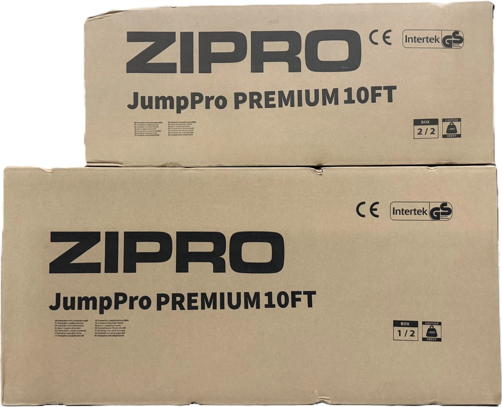 Zipro JumpPro Premium Batutas su vidiniu tinklu, 312cm