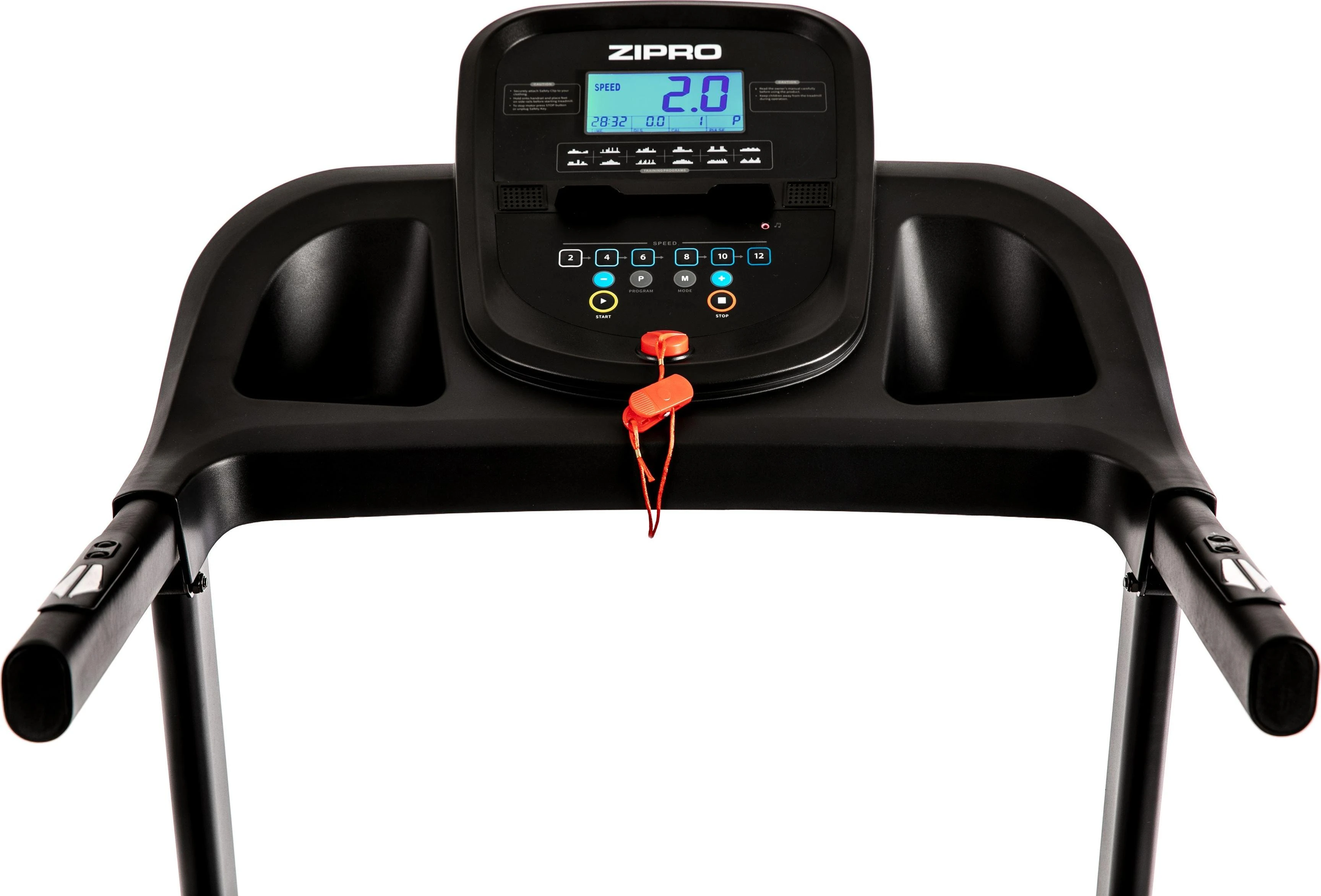 Zipro Tekno bėgimo takelio kompiuteris su valdymo skydeliu