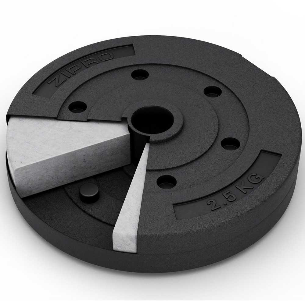 Zipro Obciążenie bitumiczne 2,5kg 31 mm powlekane
