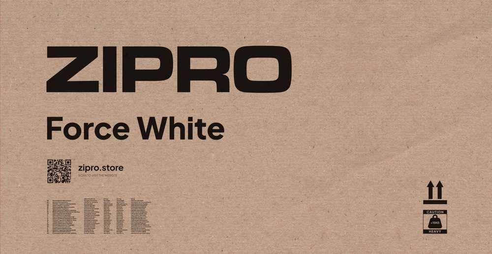 Zipro FORCE iConsole+ elipsinis dviratis | Juodos/Baltos spalvos