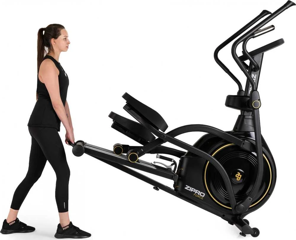 Zipro FORCE iConsole+ elipsinis dviratis | Juodos spalvos