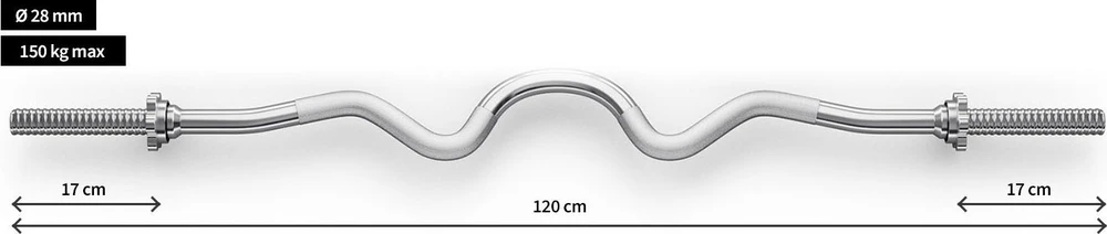 Zipro Stipriai sulūžęs strypas 120cm 28mm