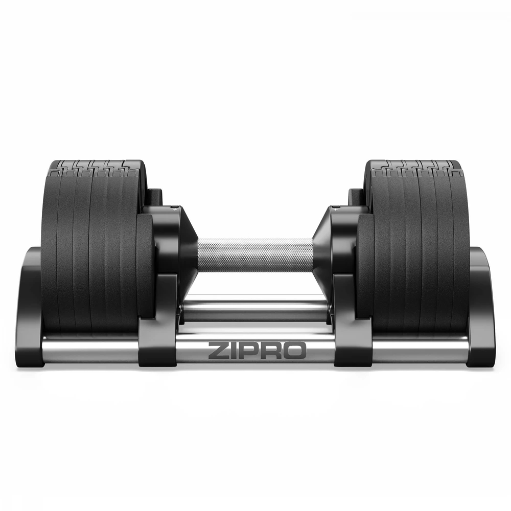 Zipro hantelis su reguliuojamu svoriu ROUND 24 kg