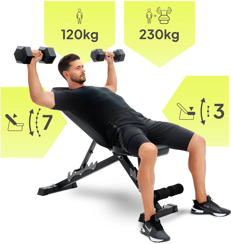 Zipro Jacked reguliuojamas treniruočių suolas