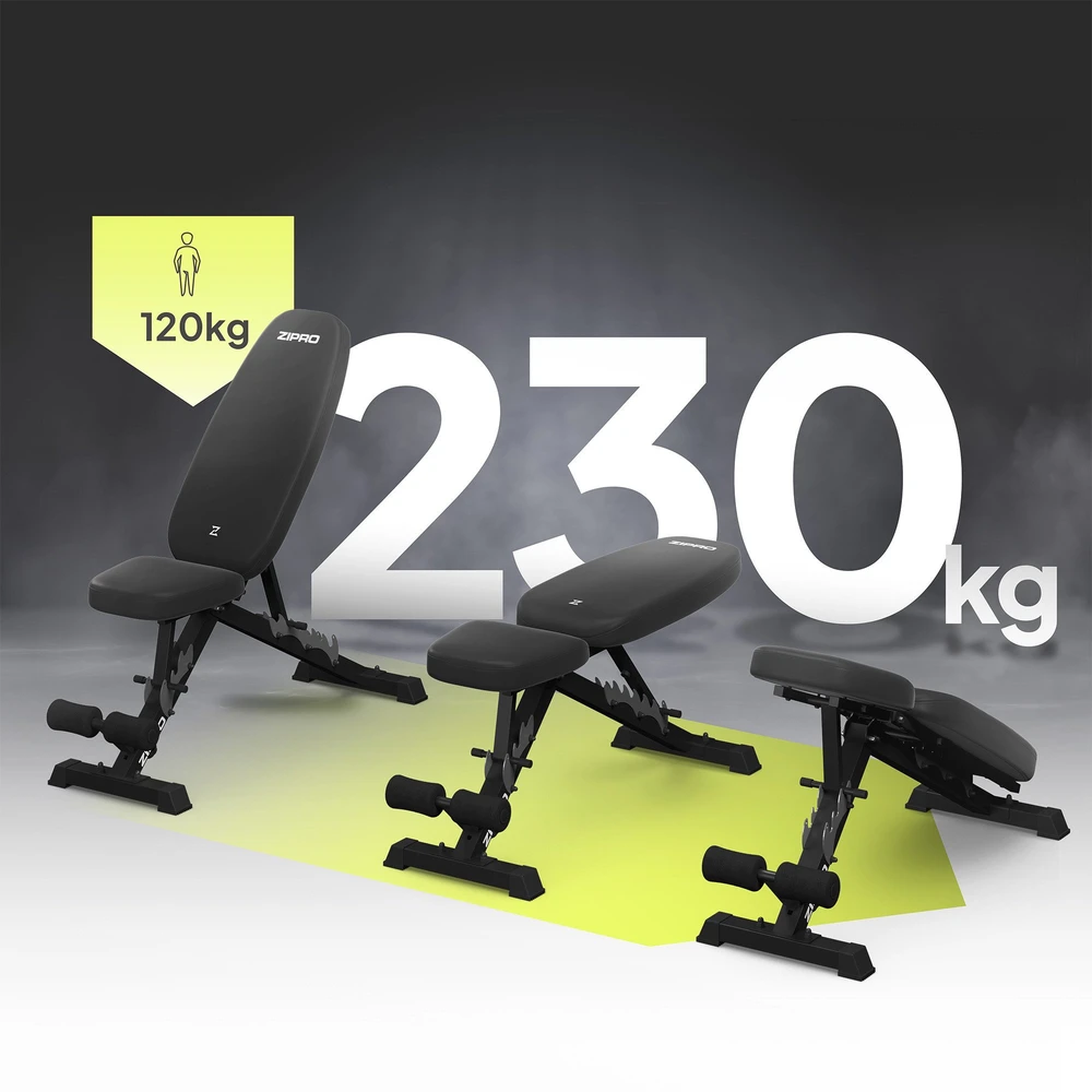 Zipro Jacked reguliuojamas treniruočių suolas