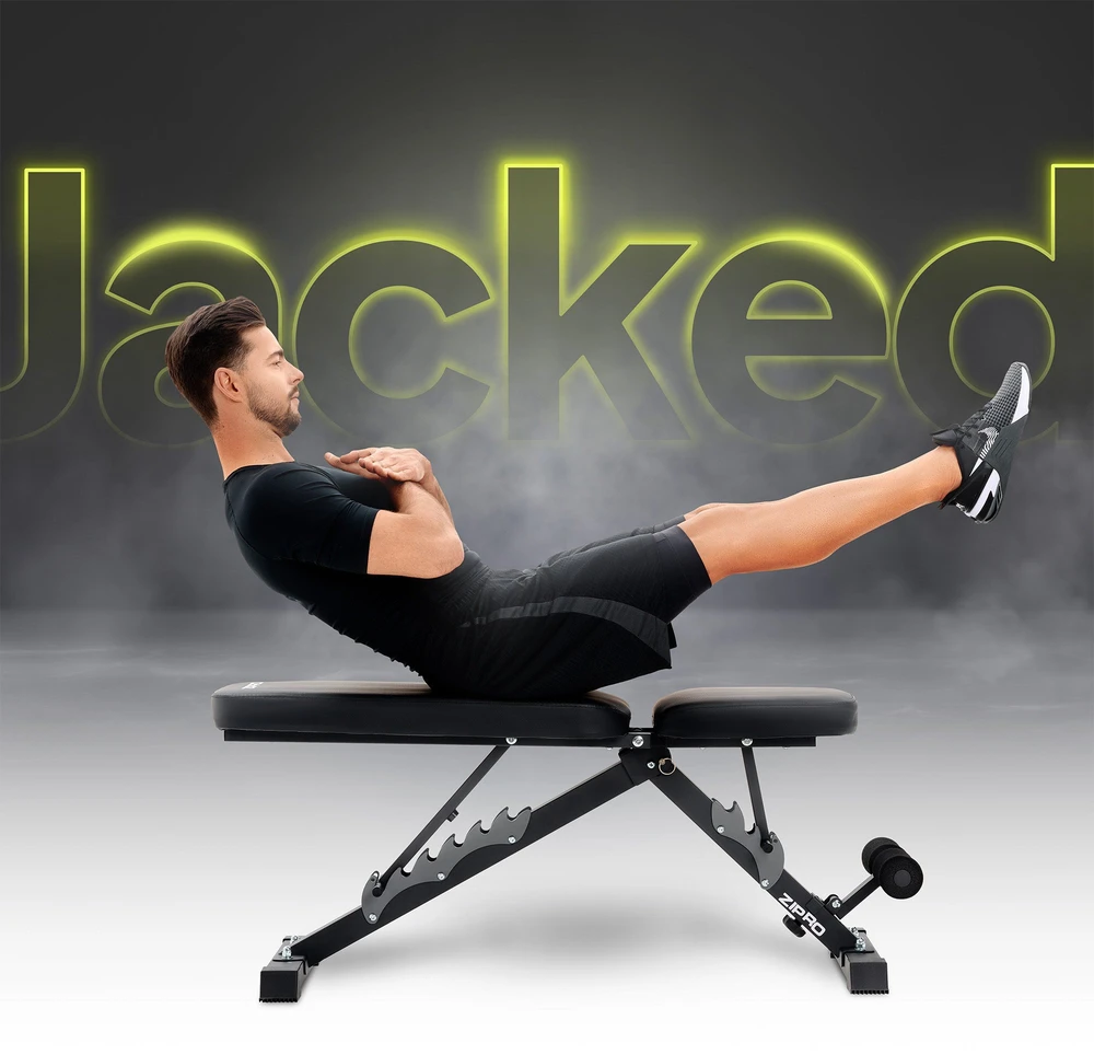 Zipro Jacked reguliuojamas treniruočių suolas