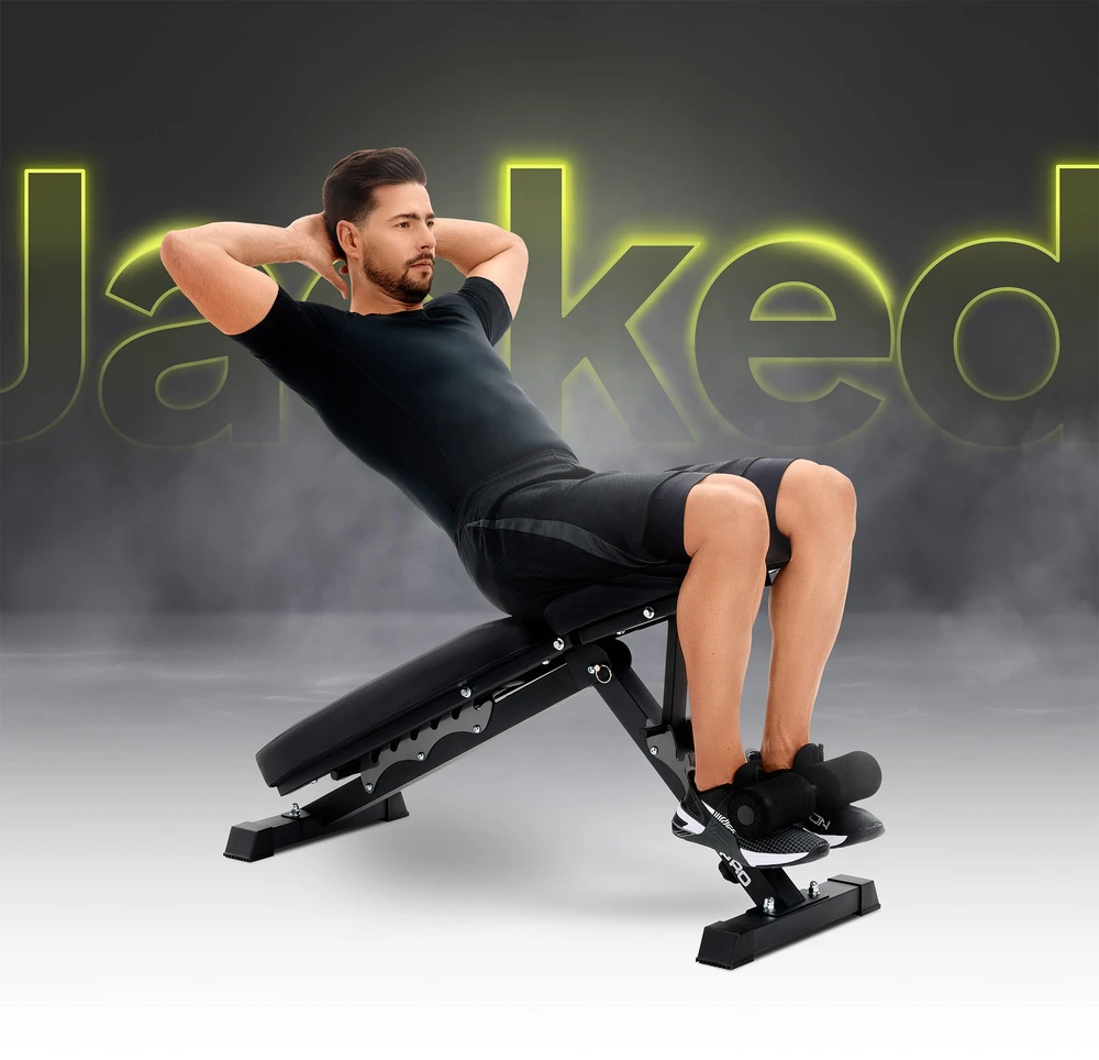 Zipro Jacked reguliuojamas treniruočių suolas