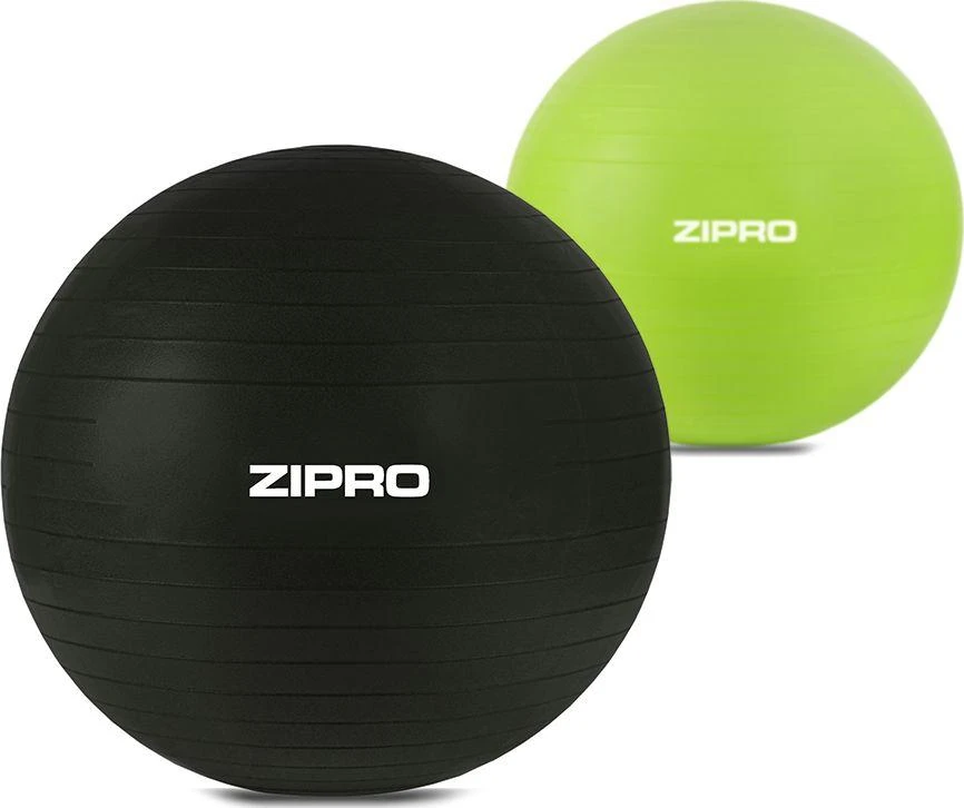 Gimnastikos kamuolys Zipro Anti-Burst 55cm, juodas