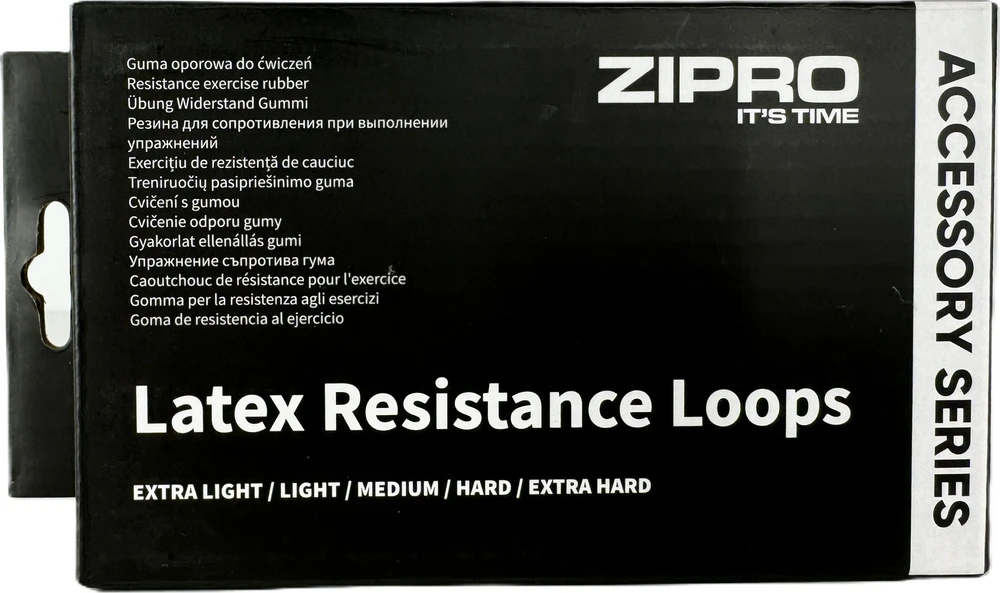 Zipro mini juosta Mini grupė Latex skirtingų atsparumo lygių: 5 vnt.