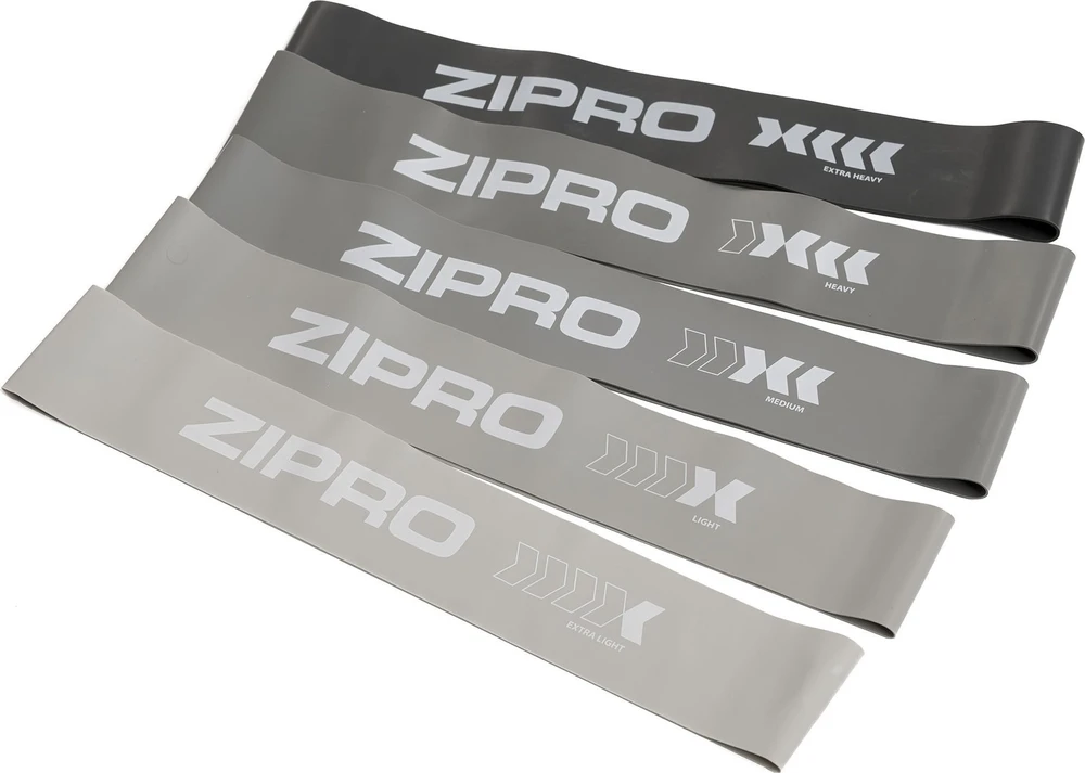 Zipro mini juosta Mini grupė Latex skirtingų atsparumo lygių: 5 vnt.