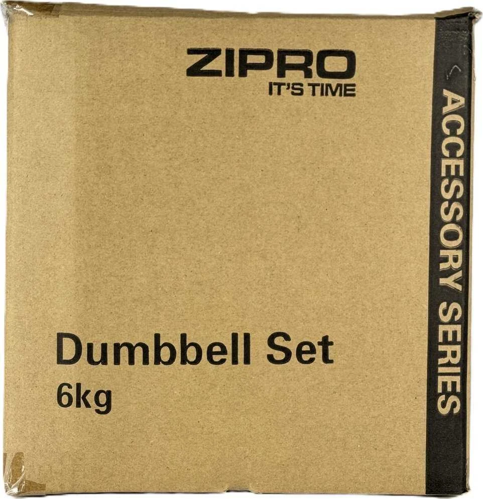„Zipro“ neopreno hanteliai, 6 vnt., įvairūs svoriai pridedami