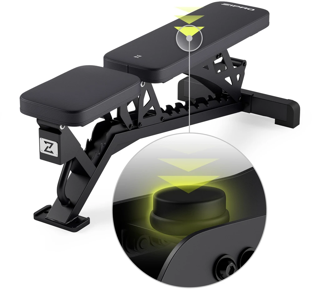 Zipro Nocardio reguliuojamas treniruočių suoliukas