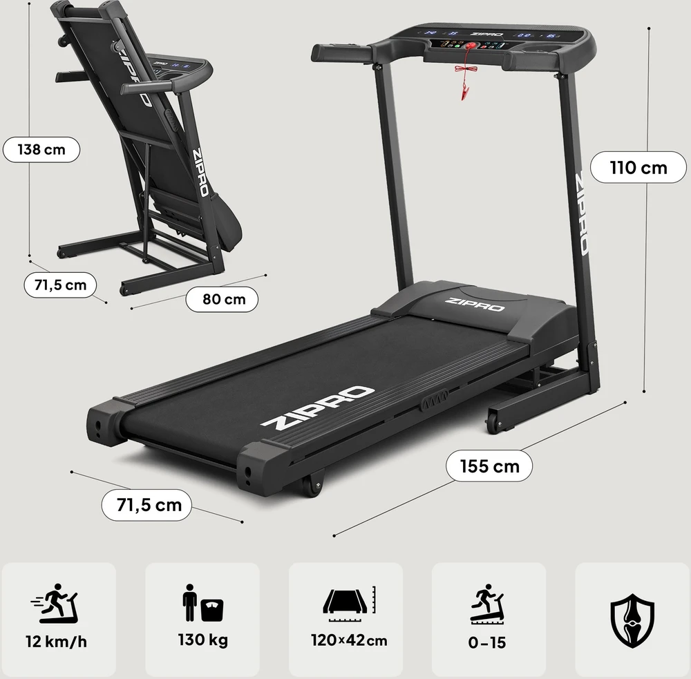 Zipro Pulse elektrinis bėgimo takelis