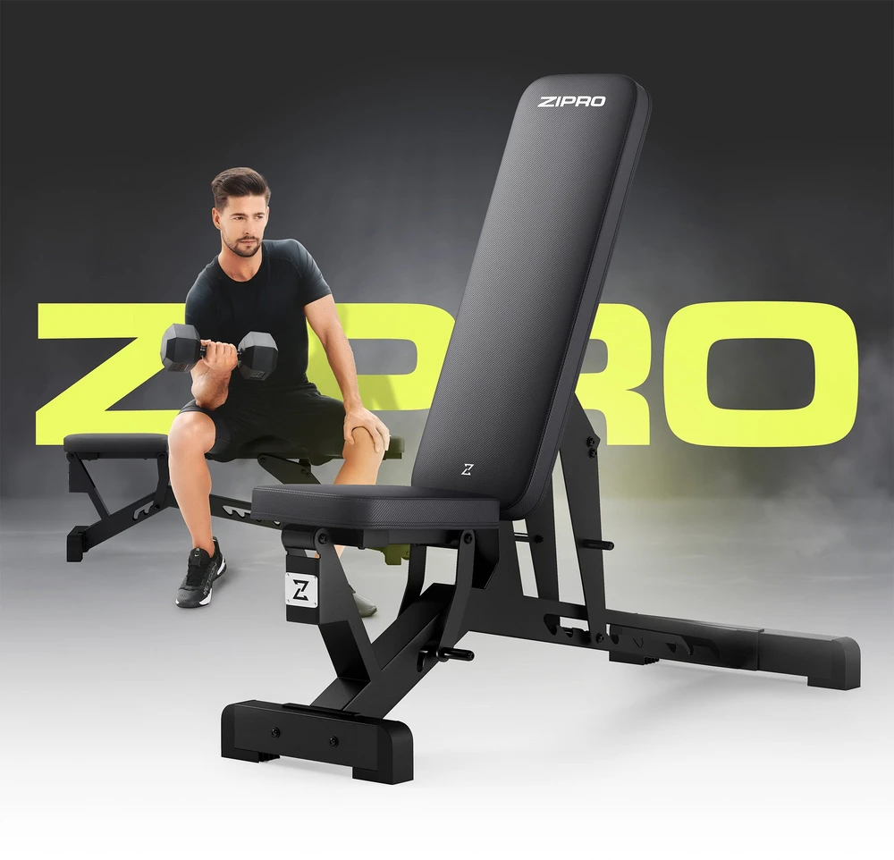 Zipro Pumpiron reguliuojamas treniruočių suoliukas