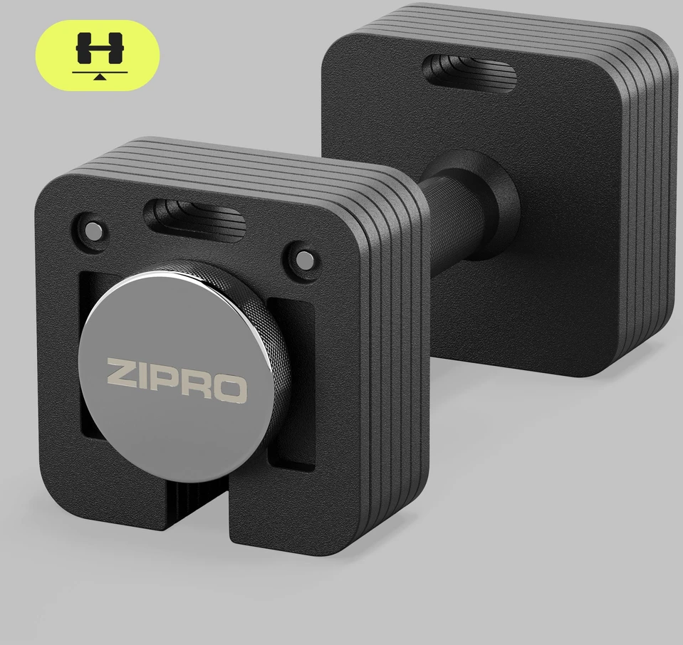 Zipro Reguliuojamas hantelis kvadratinis 16 kg