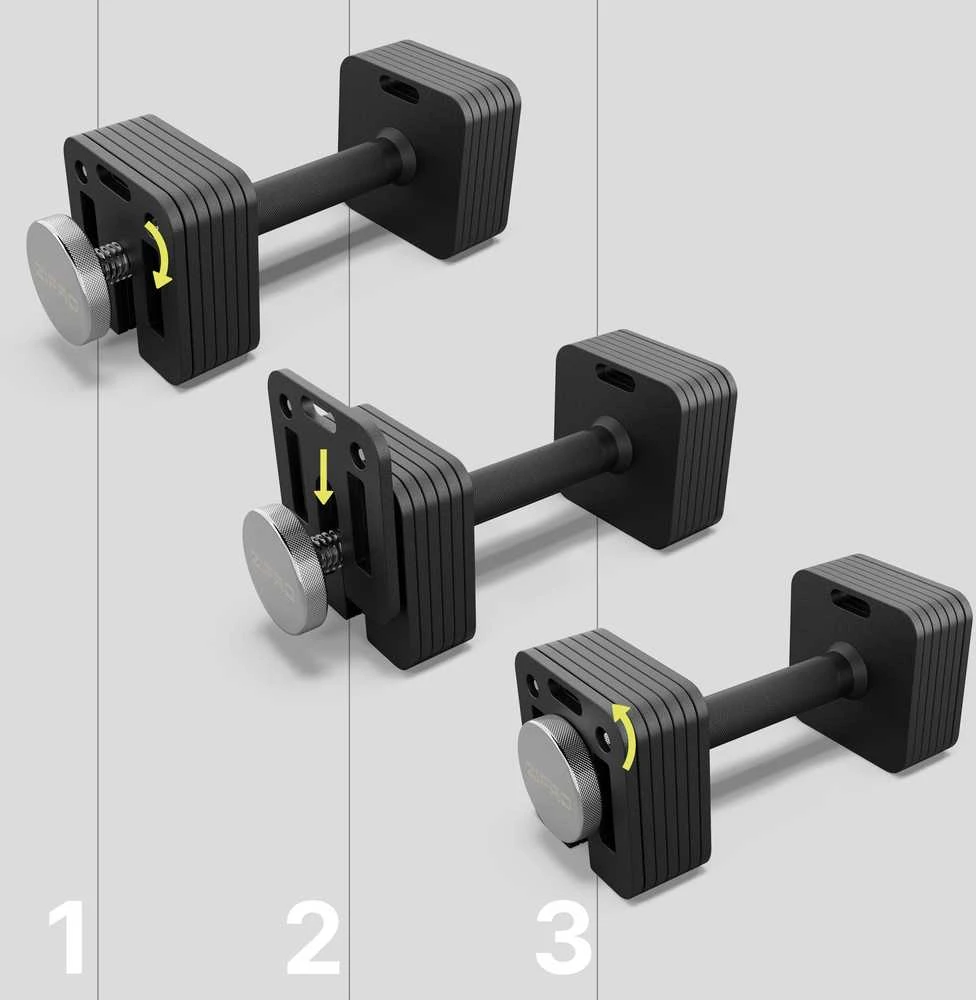 Zipro Reguliuojamas hantelis kvadratinis 16 kg
