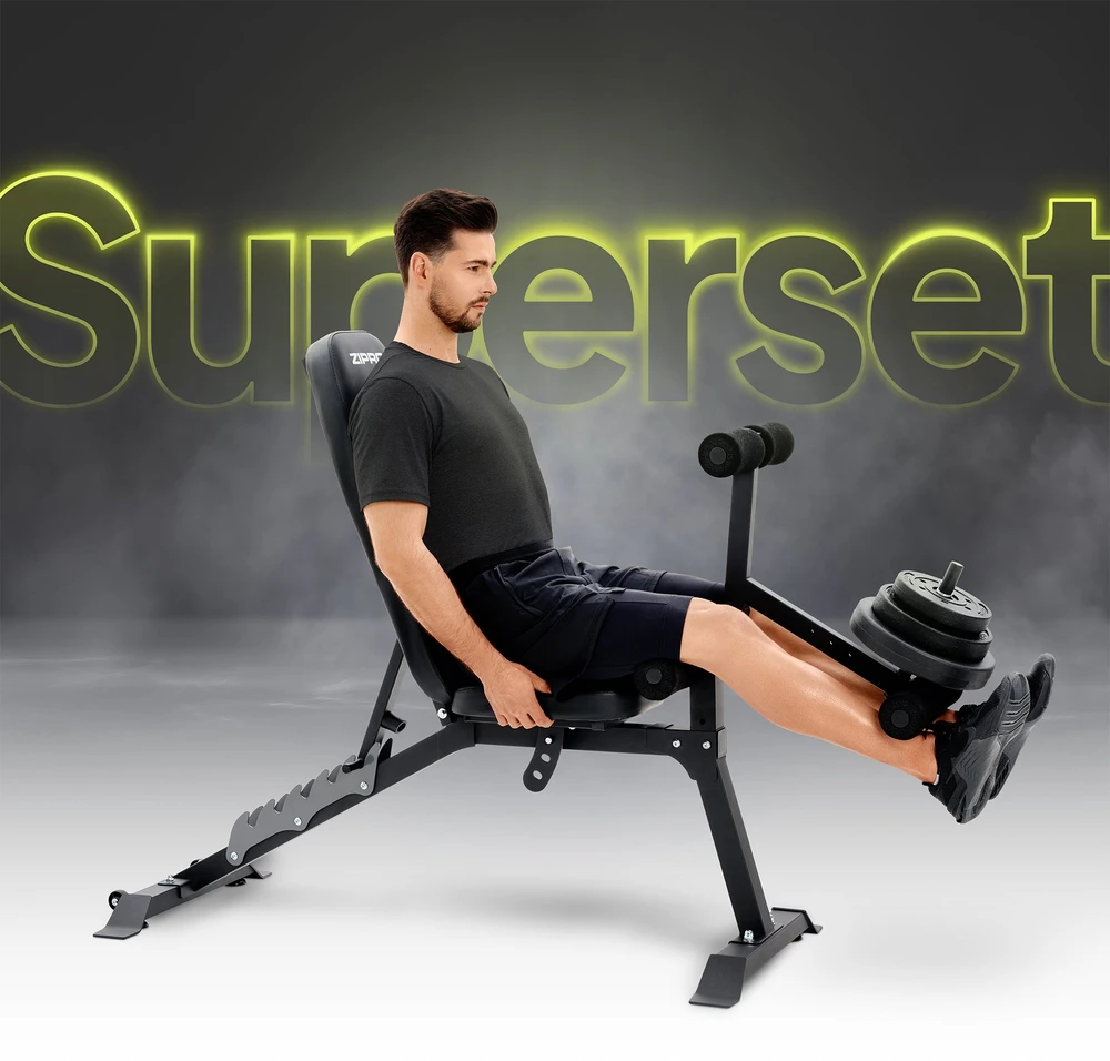 Zipro Superset treniruočių suoliukas su stovu