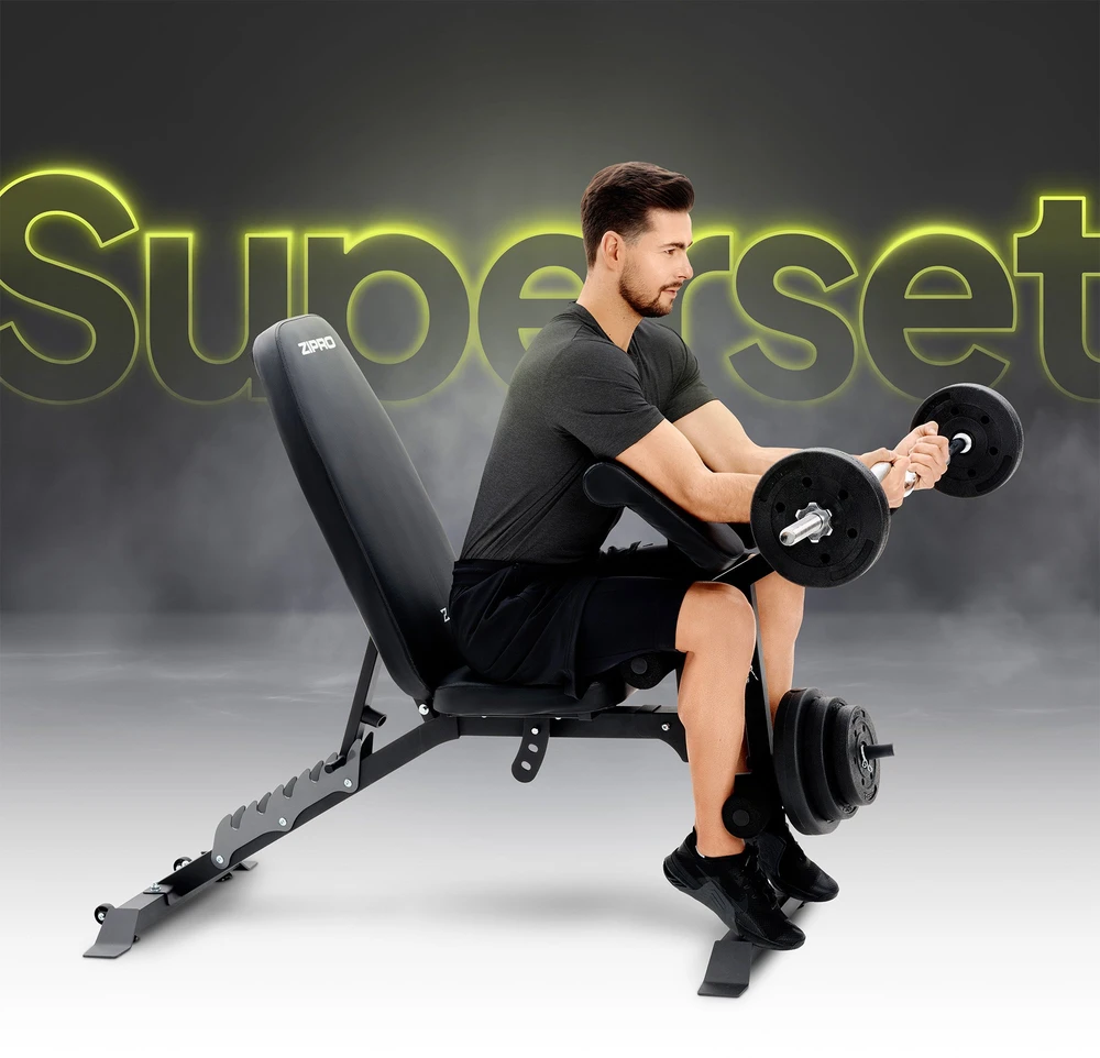 Zipro Superset treniruočių suoliukas su stovu