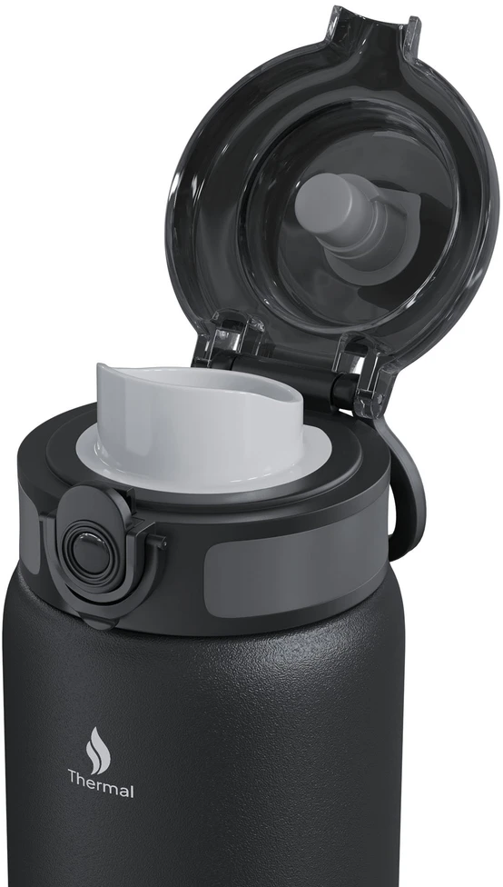 Zipro termosas 700 ml, nerūdijančio plieno, juodas