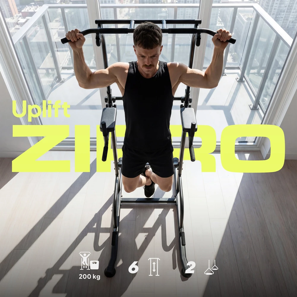Zipro Uplift Wielofunkcyjna stacja do podciągania i dipów su regulacją aukščio