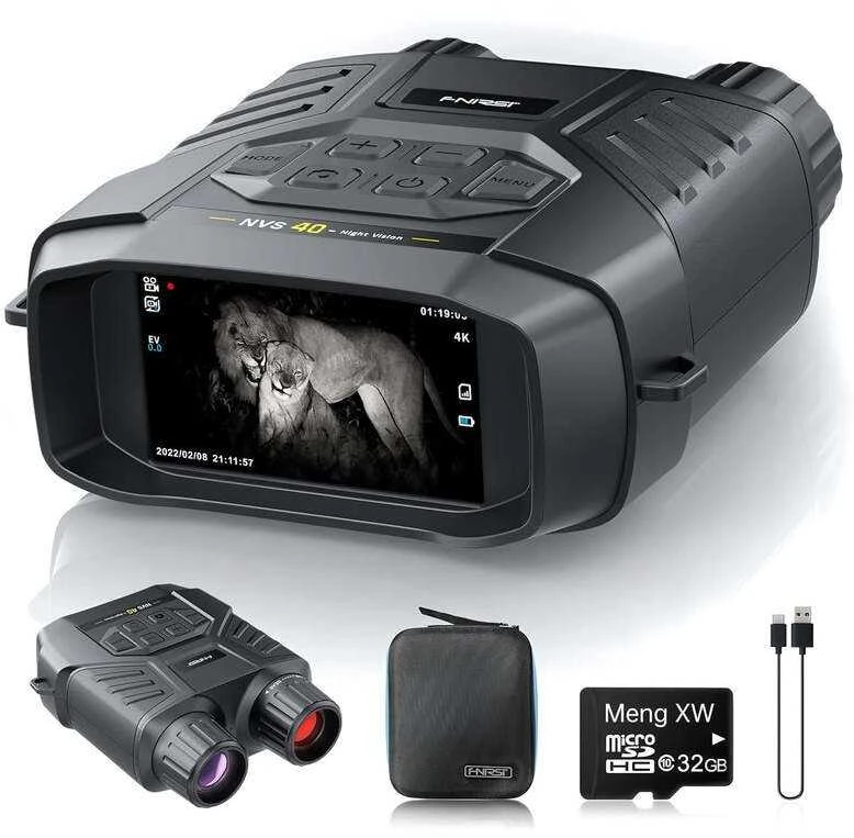 FNIRSI NVS-40 skaitmeninis naktinio matymo prietaisas su 4K HD įrašymu