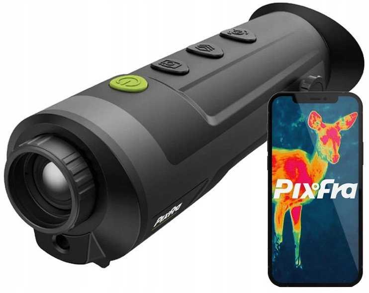 Žiūronai Carruzzo PIXFRA RANGER R425 384x288 25mm 1x-8x 50Hz Wi-Fi Terminis monokuliaras
