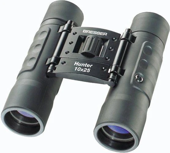 Bresser Hunter10x25 Kompaktiški Neperšlampami Kišeniniai Žiūronai