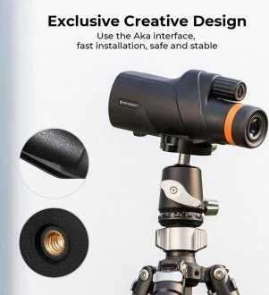 Kf Concept Monokuliaras K&F Concept KF33.075 12x50 juodas