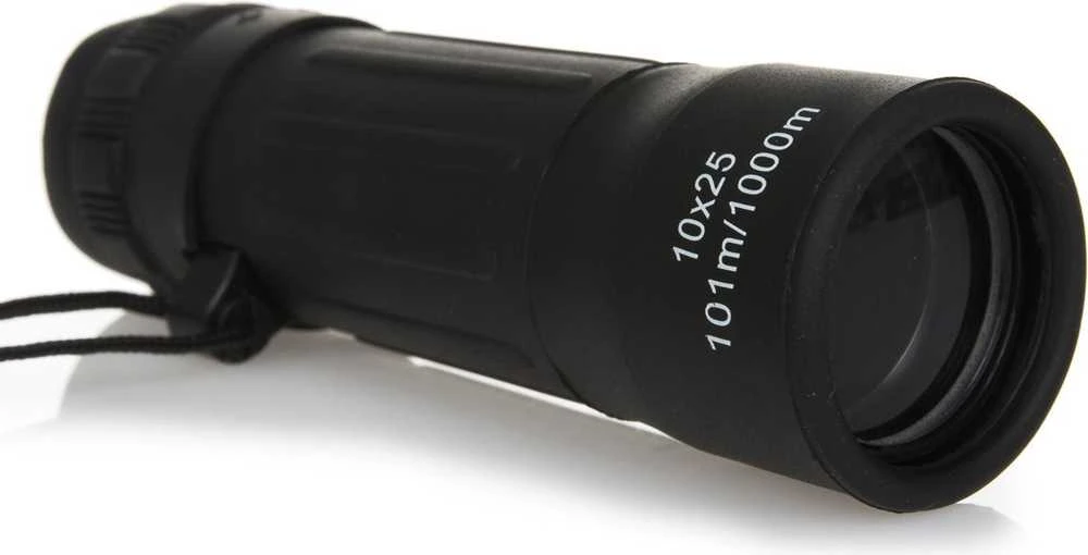Žiūronai Mil-Tec 10x25 monocular - Juodas - 15705002