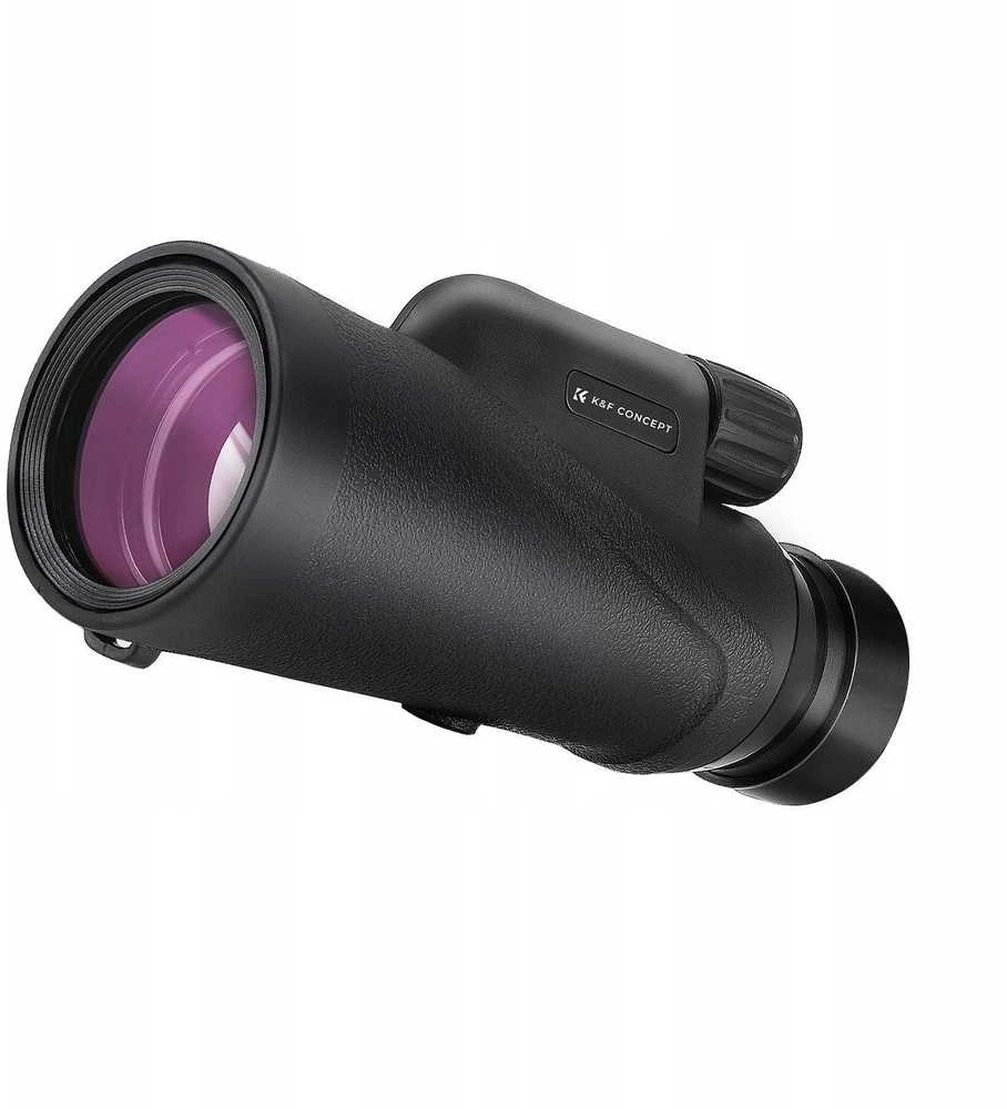Žiūronai Luneta Kf Monokular Luneta K&F ZOOM 8x 42mm BaK4 IP68 + Dėklas Statyw Laikiklis na Telefonas