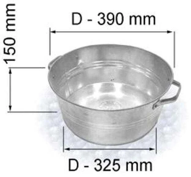 None Cinkuota vonelė, 13 l, 39 x 15 cm