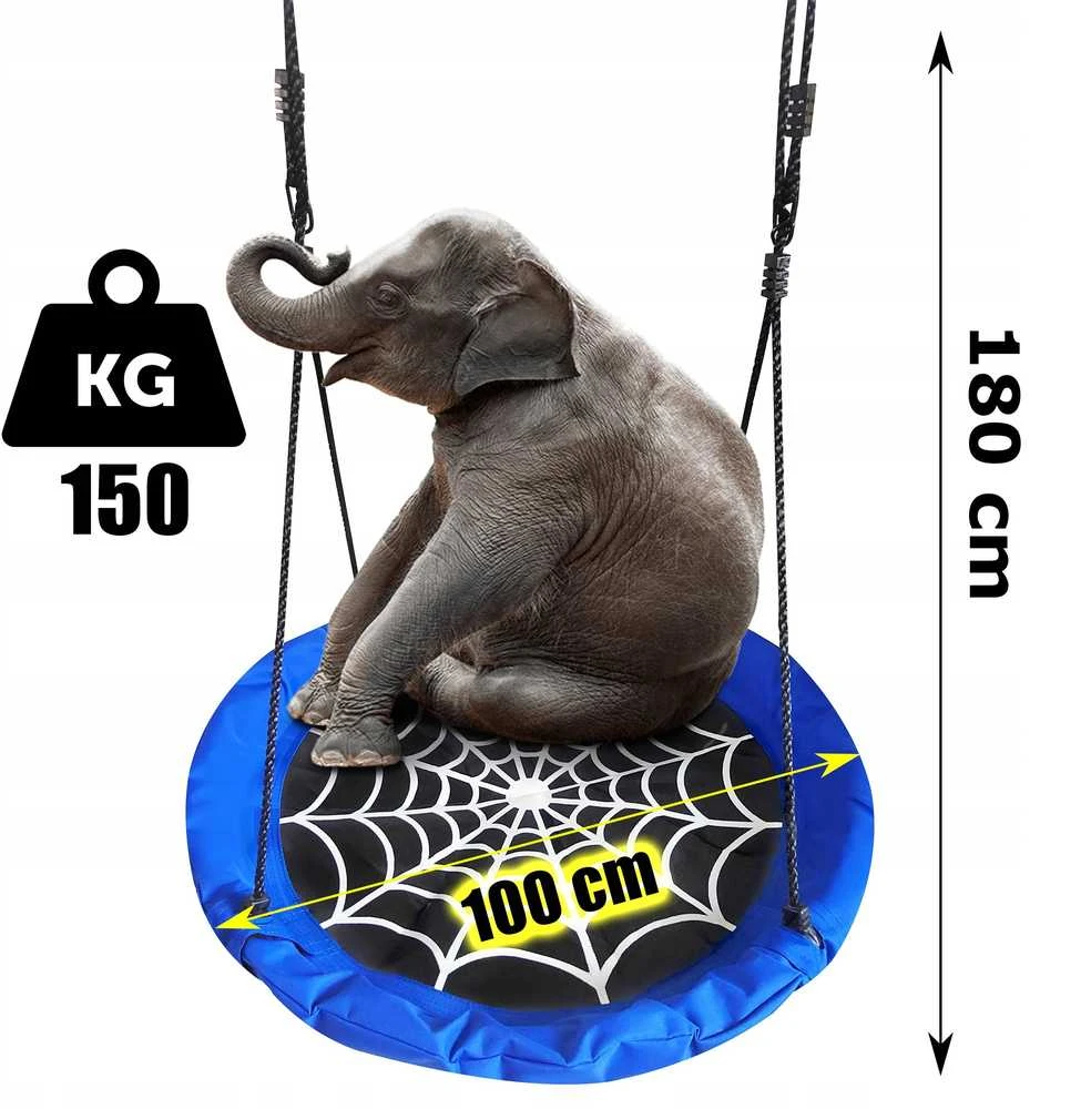 ZOLTA HS1 Sūpynės HAMAKAS GANDRO LIZDAS VORAS 100CM