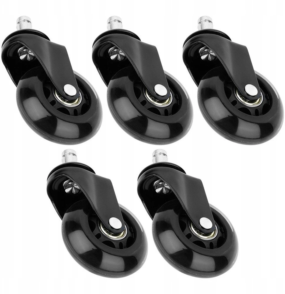 Zolta Vilde kėdės ratukai 6,3 cm / 10 mm 5 vnt.
