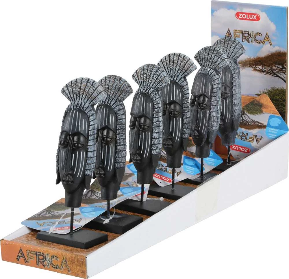 Zolux AFRICA kaukių rinkinys ant stovų