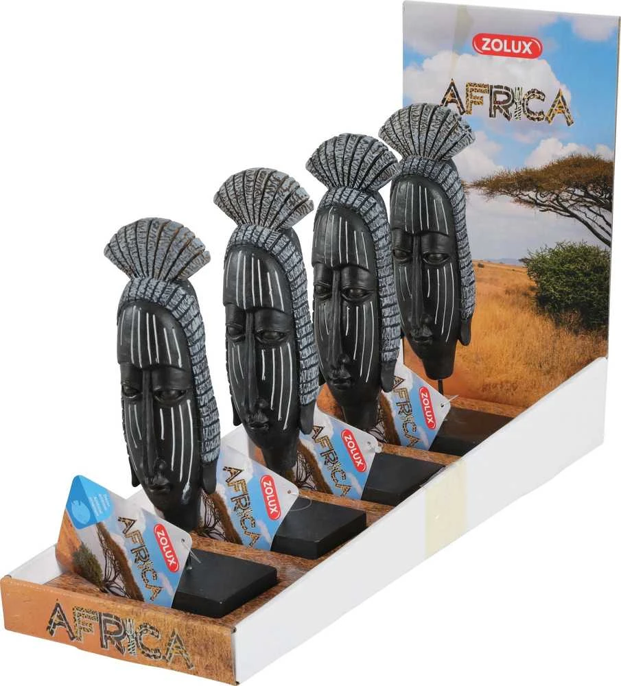 Zolux AFRICA moteriškos kaukės stovelyje