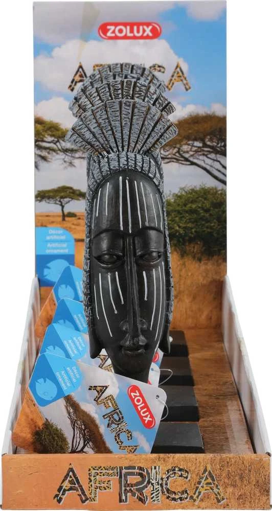Zolux AFRICA akvariumo dekoracija kaukė L dydis