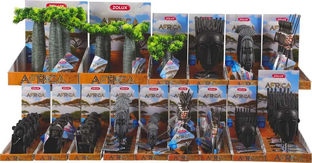 Zolux Afrikos akvariumo dekoracijų rinkinys