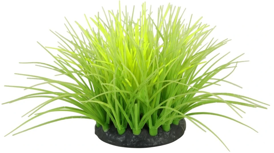 Dirbtinė akvariumo žolė su fluorescenciniais lapeliais