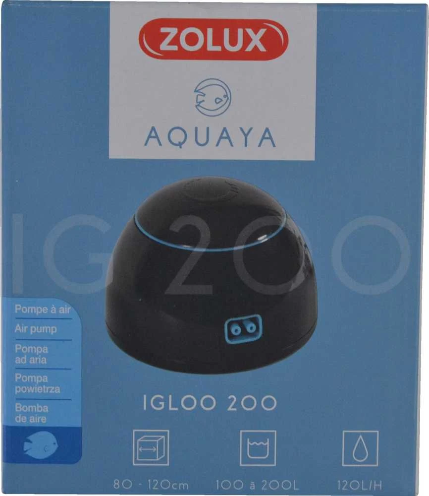 Zolux Efektyvus akvariumo napowietrzintuvas su iglu formos dizainu, juodas