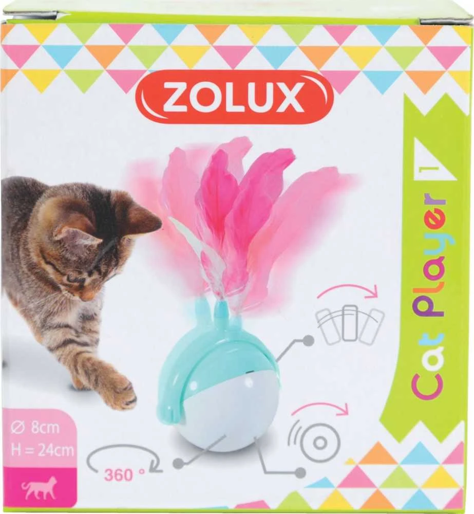 Elektroninis žaislas Zolux CAT PLAYER 1, baltas