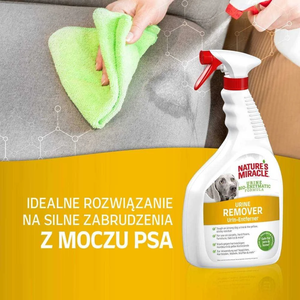 Valiklis šunų dėmėms ir kvapams šalinti Nature's Miracle URINE Stain&Odour REMOVER DOG, 946ml