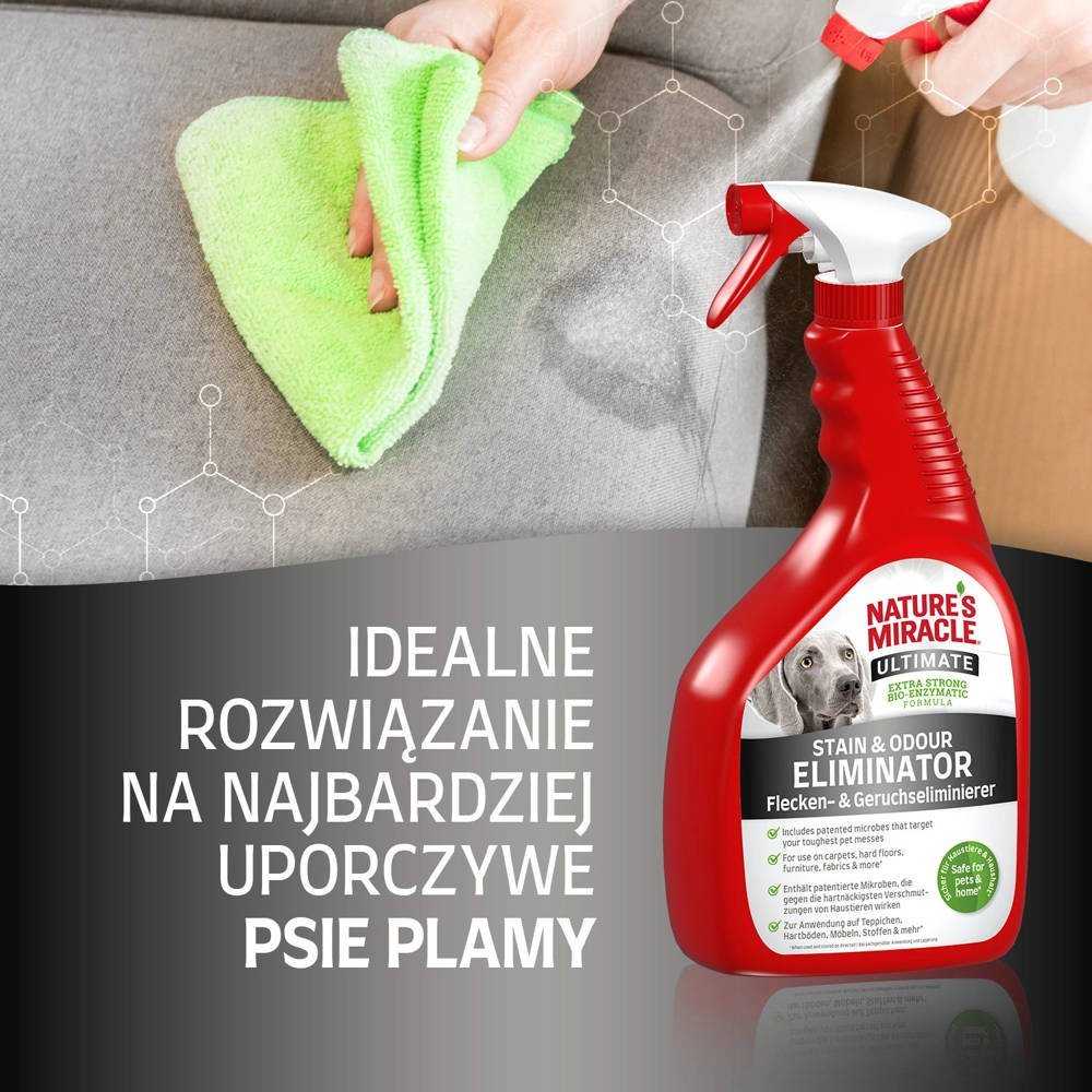 Valiklis šunų dėmėms ir kvapams šalinti Natures Miracle Ultimate Stain & Odour Eliminator Dog 946 ml
