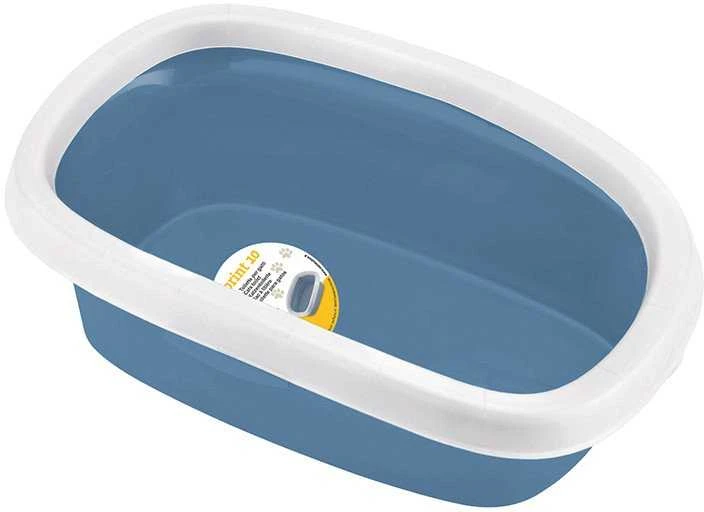Stefanplast Cat litter box Sprint 10 43x31x14cm mėlynas baltas