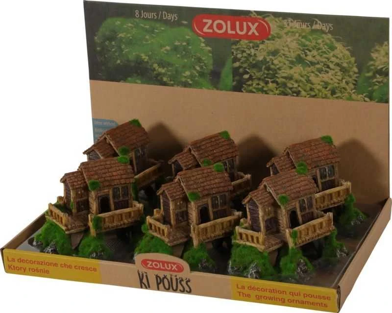 Zolux Dekoracija namelis ant uolų 13,7x8x10,8 cm