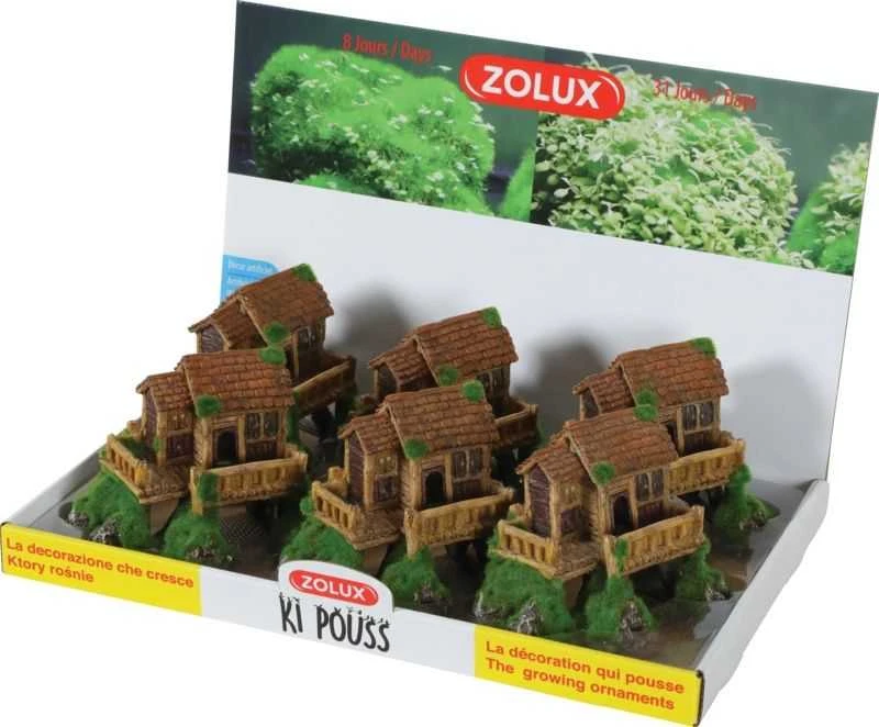 Zolux Dekoracija namelis ant uolų 13,7x8x10,8 cm