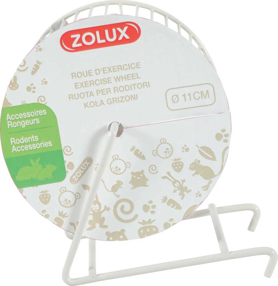 Zolux Ritė metalowy dla gryzonia 11 cm kol. smėlio spalva