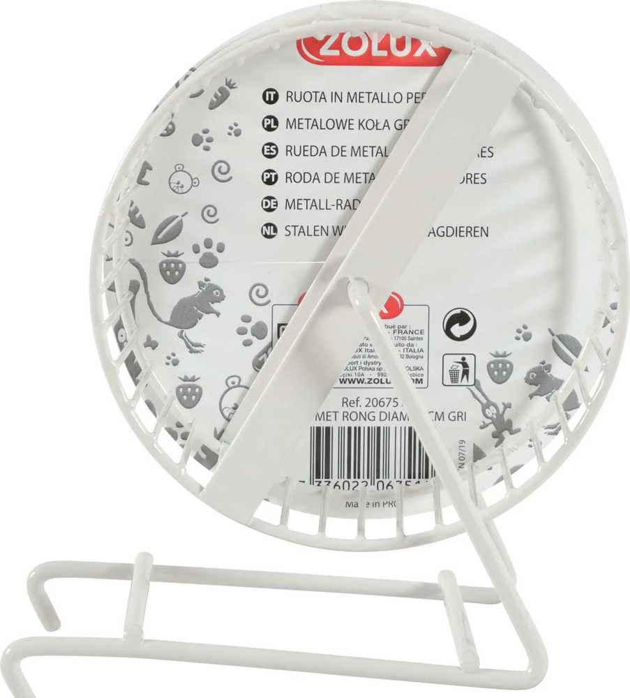 Zolux Ritė metalowy dla gryzonia 11 cm kol. smėlio spalva