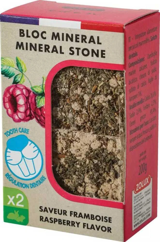 Zolux mineraliniai kauliukai graužikams su avietėmis 2x100g