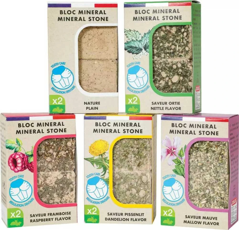 Zolux mineraliniai kauliukai graužikams su avietėmis 2x100g